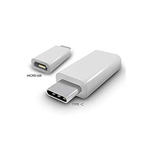 USB TYPE-C TO MICRO USB FEMALE ADAPTER | WHITE