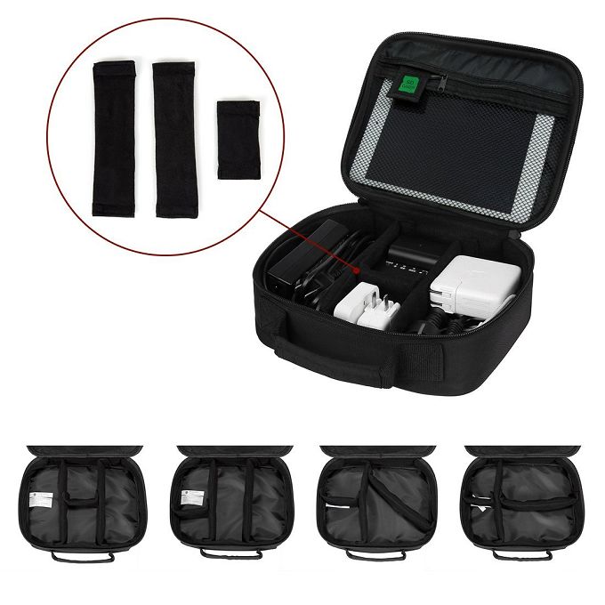 ELECTRONICS CUSTOM ORGANIZER BAG | BLACK